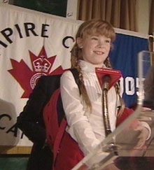 &quot;Girl, 9, brings message of love to Bay Street&quot; (https://www.cbc.ca/canada/story/2005/04/21