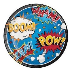 Super Hero Plates (pack of 8)