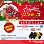 Special offer at selected merchants with Pan Asia Bank Credit Cards