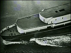 Britannia just after launch