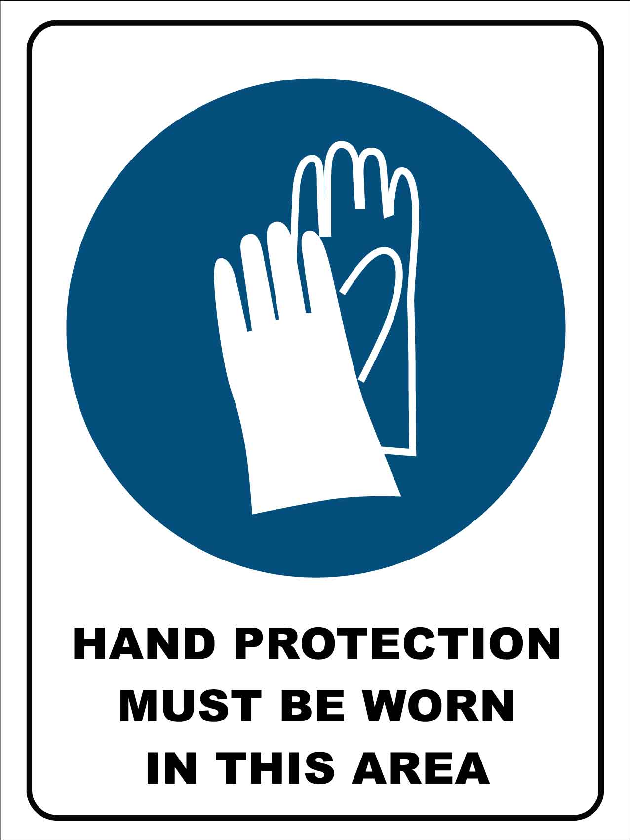 PPE Hand Protection Sign – New Signs