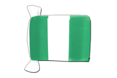 Nigeria Fahnenkette 15 x 22 cm