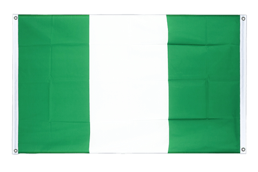 Nigeria Bannerfahne 90 x 150 cm, Querformat