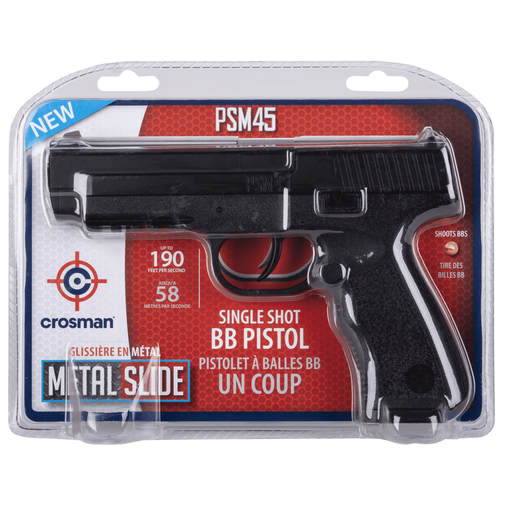 CROSMAN PSM45 BB PISTOL SINGLE SHOT - Northwoods Wholesale Outlet