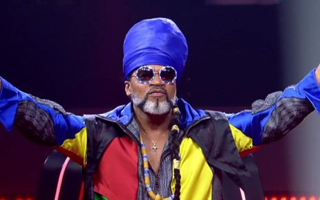 Carlinhos Brown celebra a inclusão de mais uma voz infantil em seu time no The Voice Kids: sucesso - Reprodução/TV Globo