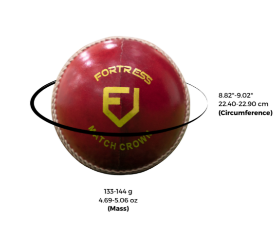 cricket ball dimensions