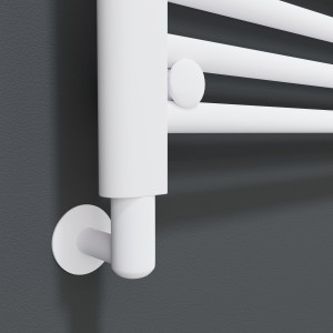 Matt White Element Cover for Towel Rail Element