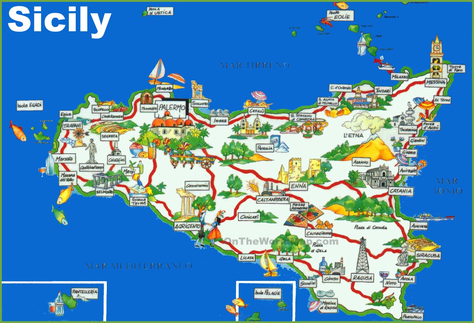 Filemappa Turistica Sicilia Sicilia Sicilia Italia Gu - vrogue.co