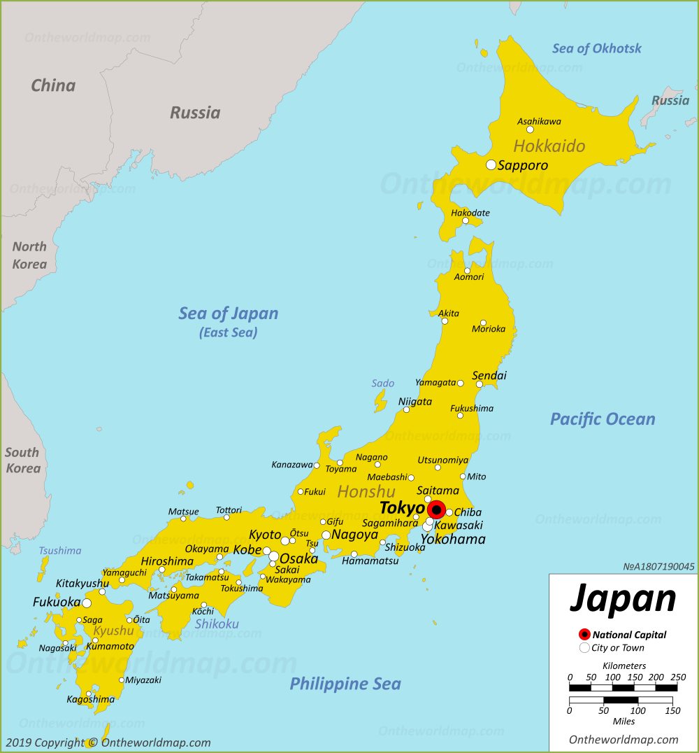 Japan Map | Detailed Maps of Japan