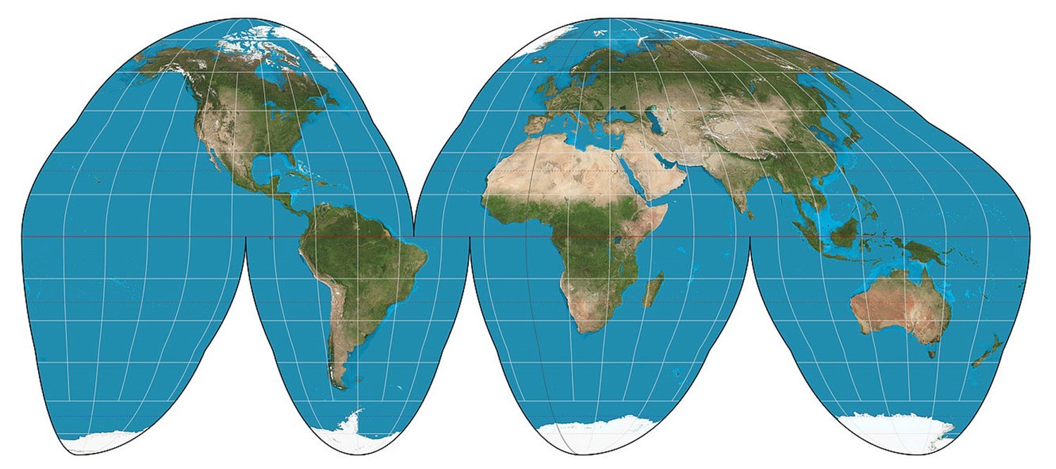 World Map Scale