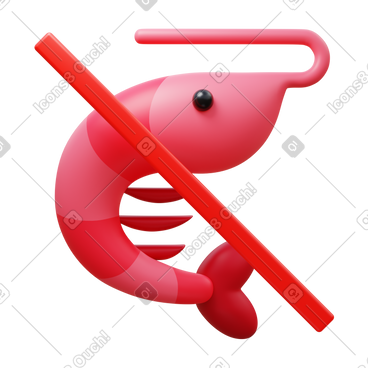 No crustaceans PNG, SVG