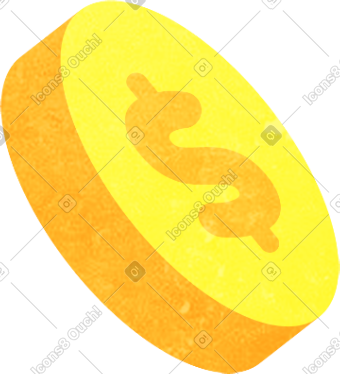 Pièce jaune PNG, SVG