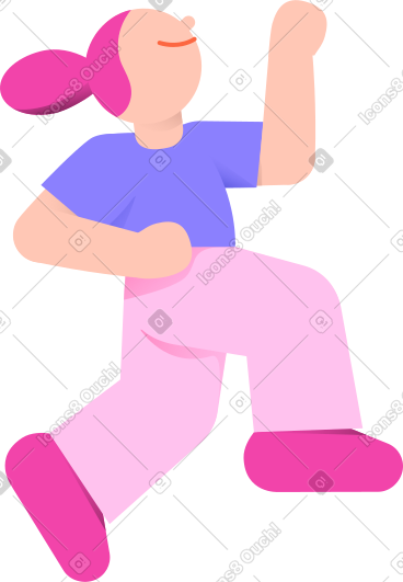 Donna che corre PNG, SVG