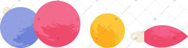 Set of christmas balls PNG, SVG