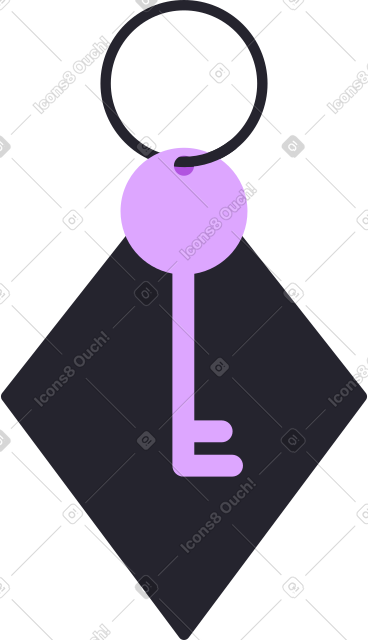 Hotel room key PNG, SVG