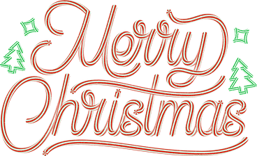 Lettering merry christmas in christmas caramel texture PNG, SVG