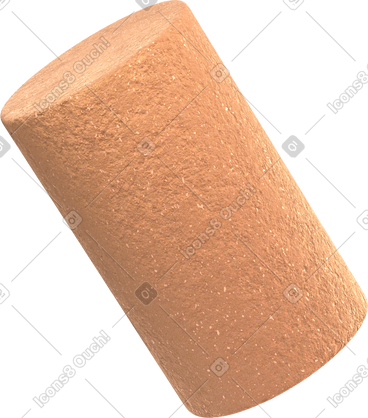 Stone-textured cylinder PNG, SVG