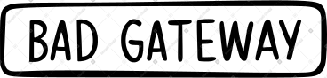 Text bad gateway PNG, SVG