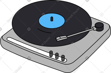 Vinyl player PNG, SVG