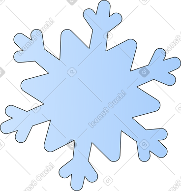 Flocon de neige PNG, SVG