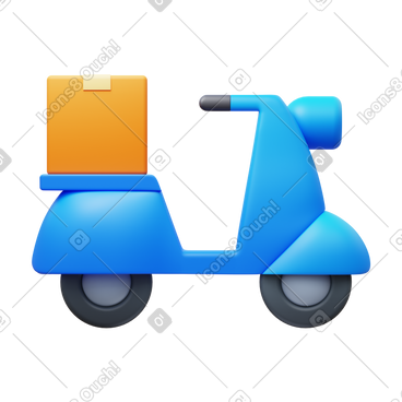 Delivery scooter PNG、SVG