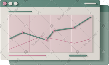 Line graph PNG、SVG