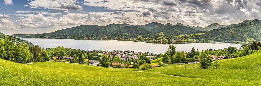 alpine, bjerge, landskab, natur, himmel, vandring, Skov, pålægge, bjergbestigning, bjerglandskab, bayern