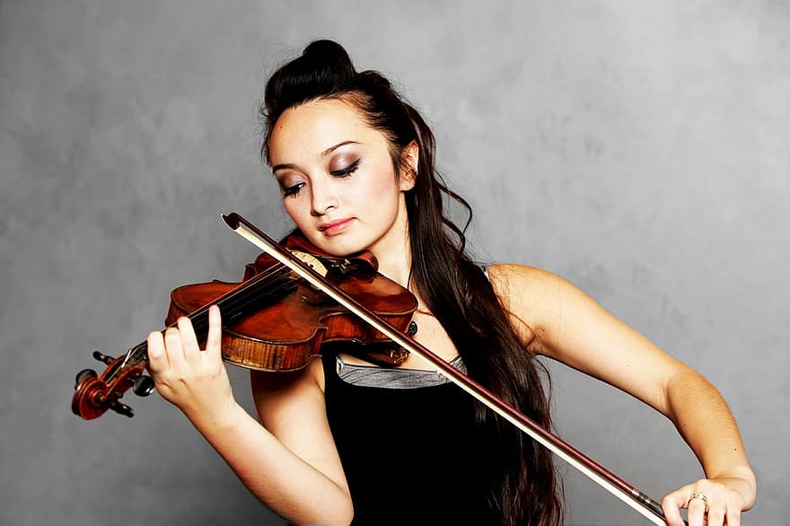 violinista solo, jogando, artista, com cordas, fêmea, profissional, diana yukawa, músico, instrumento, entretenimento, violino