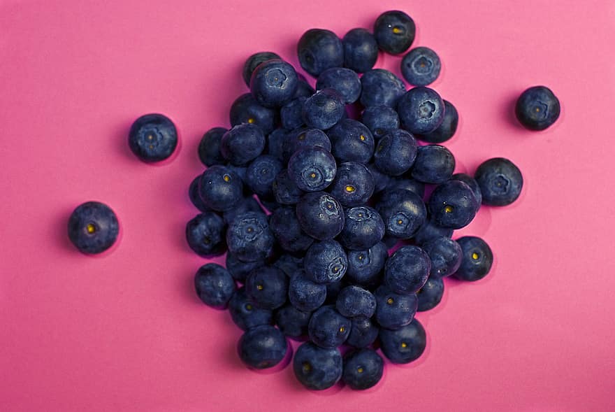 blueberries, fruit, food, healthy, fresh, sweet, organic, berries, ripe, raw, blue