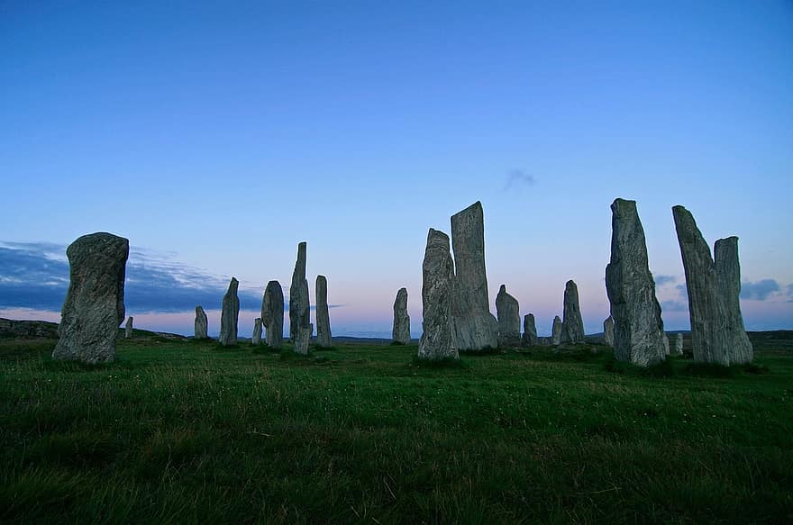 pierre, cercle, monument, ancien, calendrier, mystique, monolithes, massif, gros, spiritualité, vieux