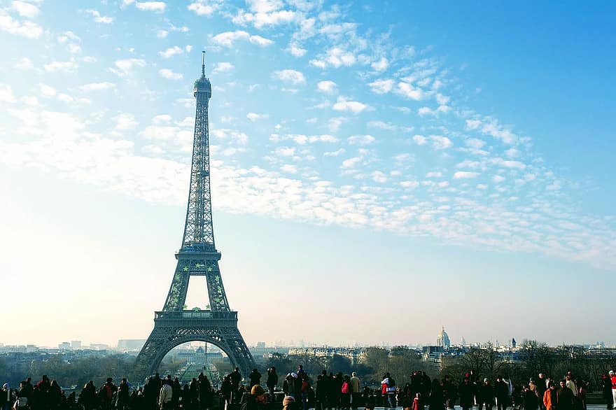 Frankrike, Eiffeltårnet, le tour eiffel, paris, steder av interesse, tiltrekning, landemerke, Stål-struktur, verdens messe