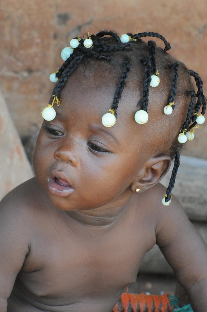 África, niño, negro, Guinea, Bissau, pelo, cultura, pobreza, silla, africano, persona