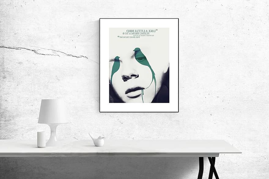 poster mockup, model, afiş, çerçeve, şablon, iç, boş, uzay, büro, sunum, Stok