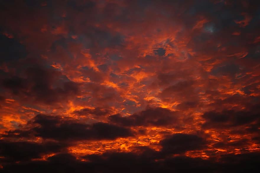 sunlight, sunbeam, vibrant, cloud, storm, view, day, red, sunrise, dramatic, horizontal