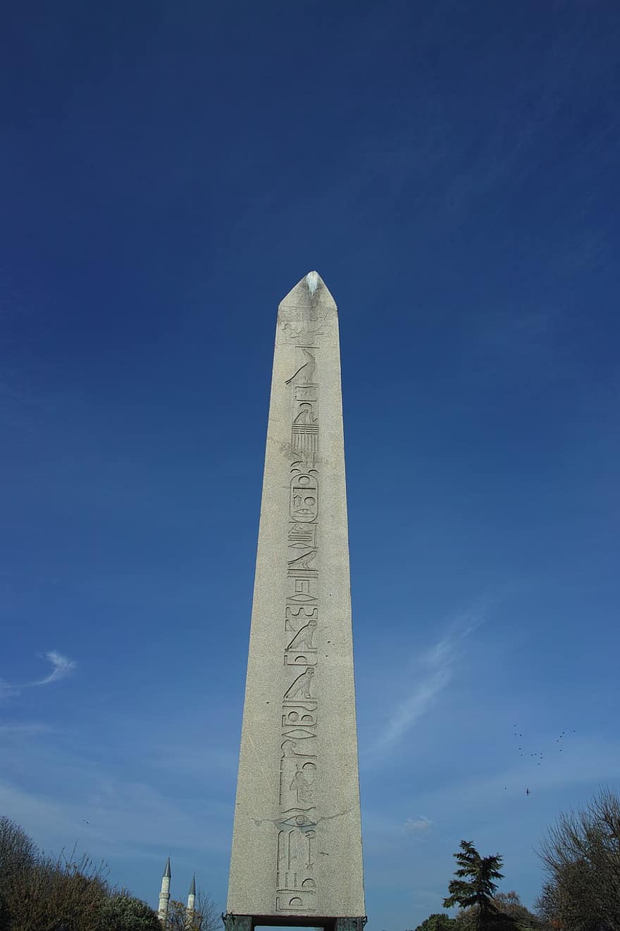 de obelisk, sultanahmet, architectuur, Istanbul, religie, plein, steen, oud, anatolië, reizen, schoonheidsleer