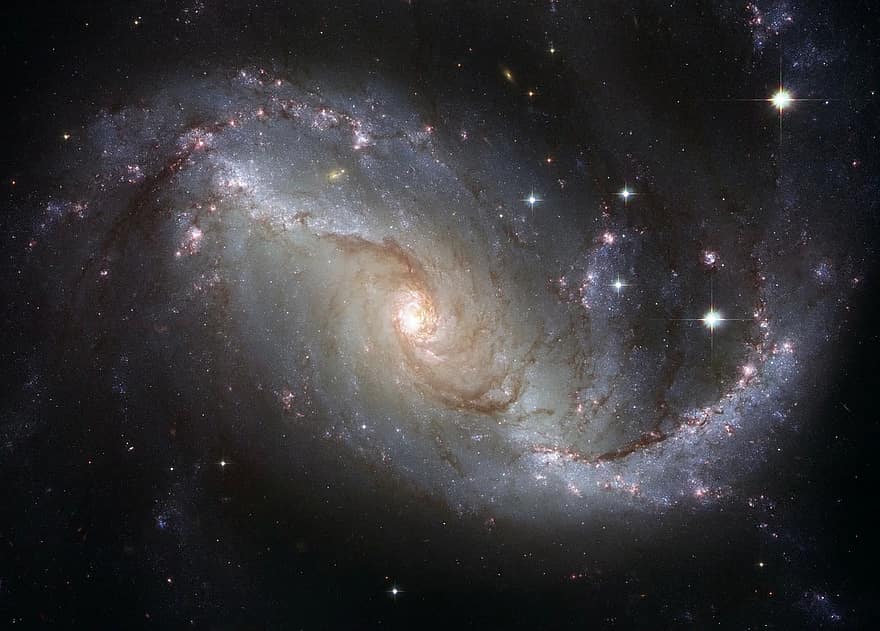 आकाशगंगा, तारों से भरा आसमान, सितारा, ngc 4414, सर्पिल आकाशगंगा वर्जित, तारामंडल schwertfisch, अंतरिक्ष, ब्रम्हांड, रात का आसमान, आकाश, अन्तरिक्ष