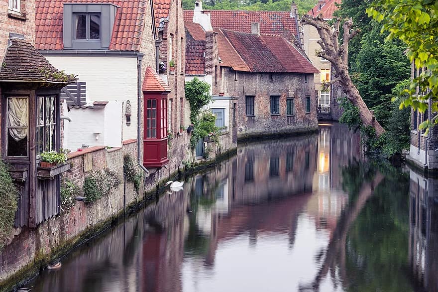 bruges, belgium, channel, canals, historically, romantic, places of interest