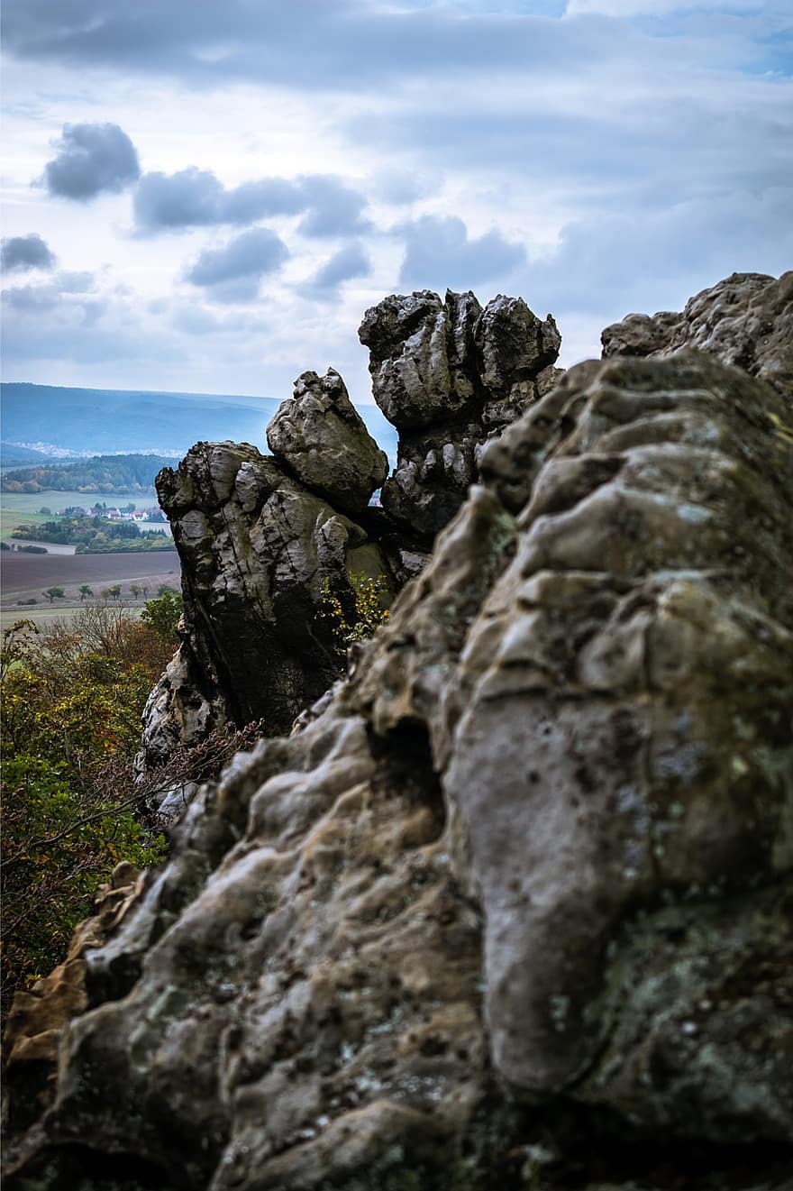 рок, диявольська стіна, гори, каменеутворення, скеля, піщаний камінь, скелі пісковика, похід, піші прогулянки, смола, Німеччина