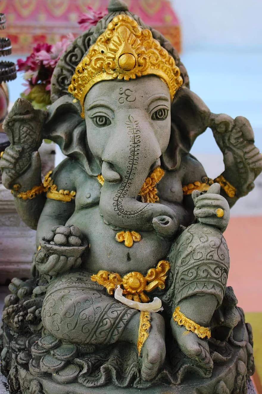 Statue, Lord Ganesha, religiös, Kultur, Religion, Gott, Skulptur, Hinduismus, Herr, Idol, Gottheit