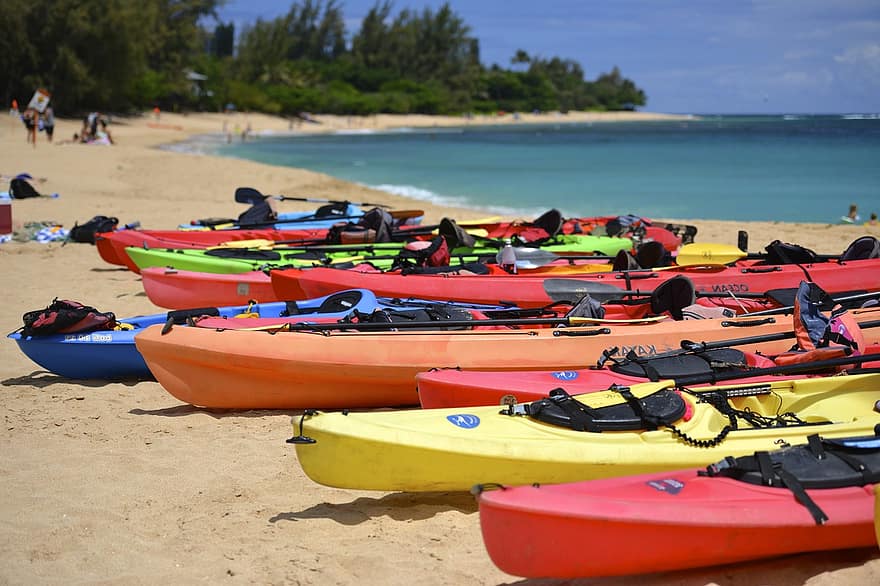 kayak, perahu, air, olahraga, laut, mendayung, waktu luang, samudra, petualangan, alam, menyenangkan