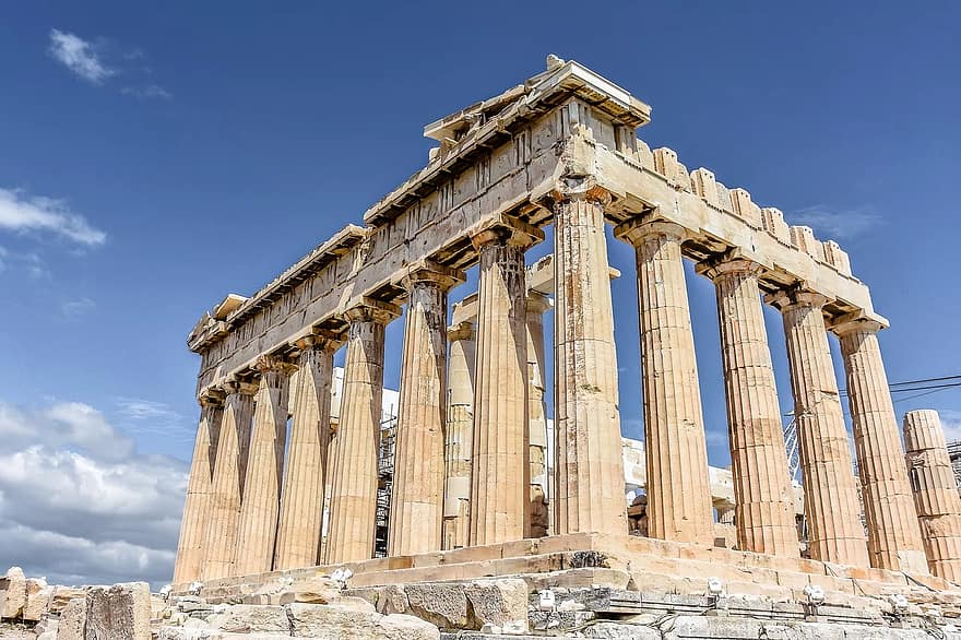 acropole, Athènes, Grèce, ancien, grec, architecture, monument, Voyage, tourisme, temple, antique