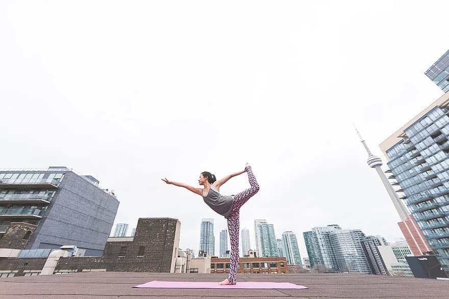 mensen, vrouw, yoga, meditatie, geschiktheid, Gezondheid, architectuur, gebouw, etablissement