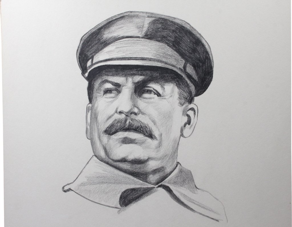 Stalin And Hitler Drawing