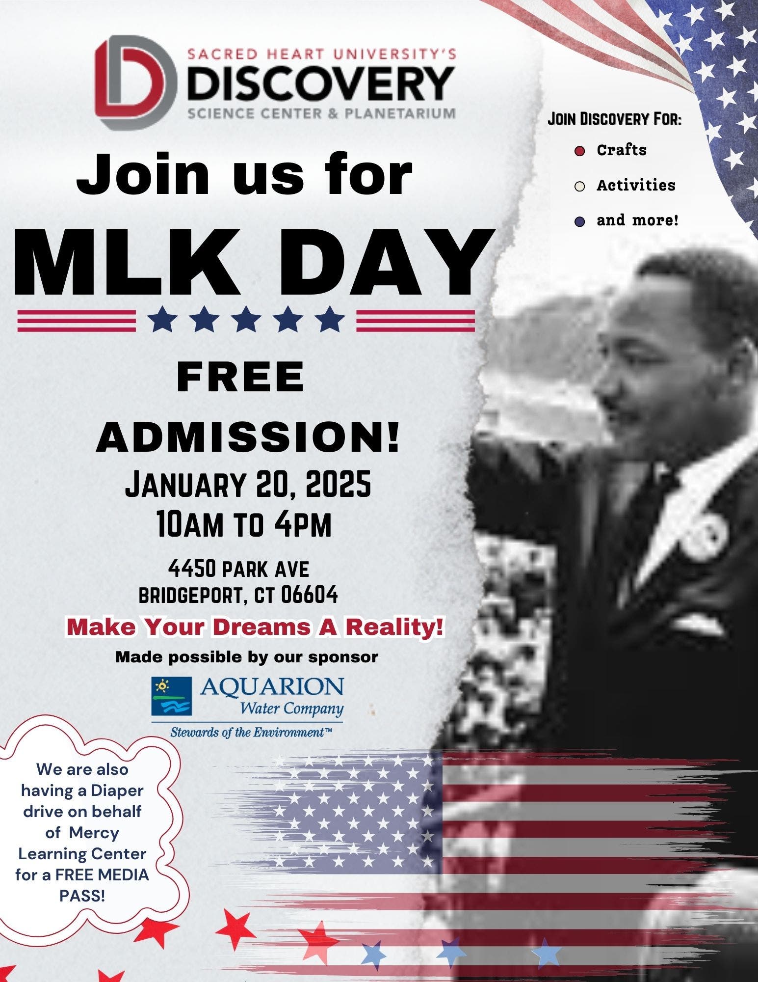 Join Us for Martin Luther King Day