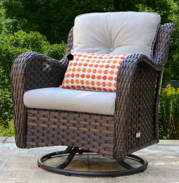 LIKE NEW!!  (Set of 2) Rocking Swivel Patio Chairs - - $270.00