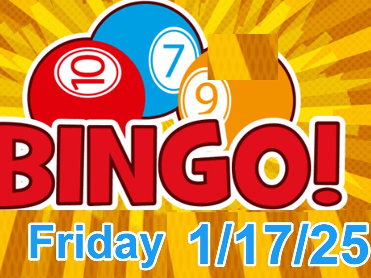 St Joseph Church SUPER BINGO 1-17-25 5pm