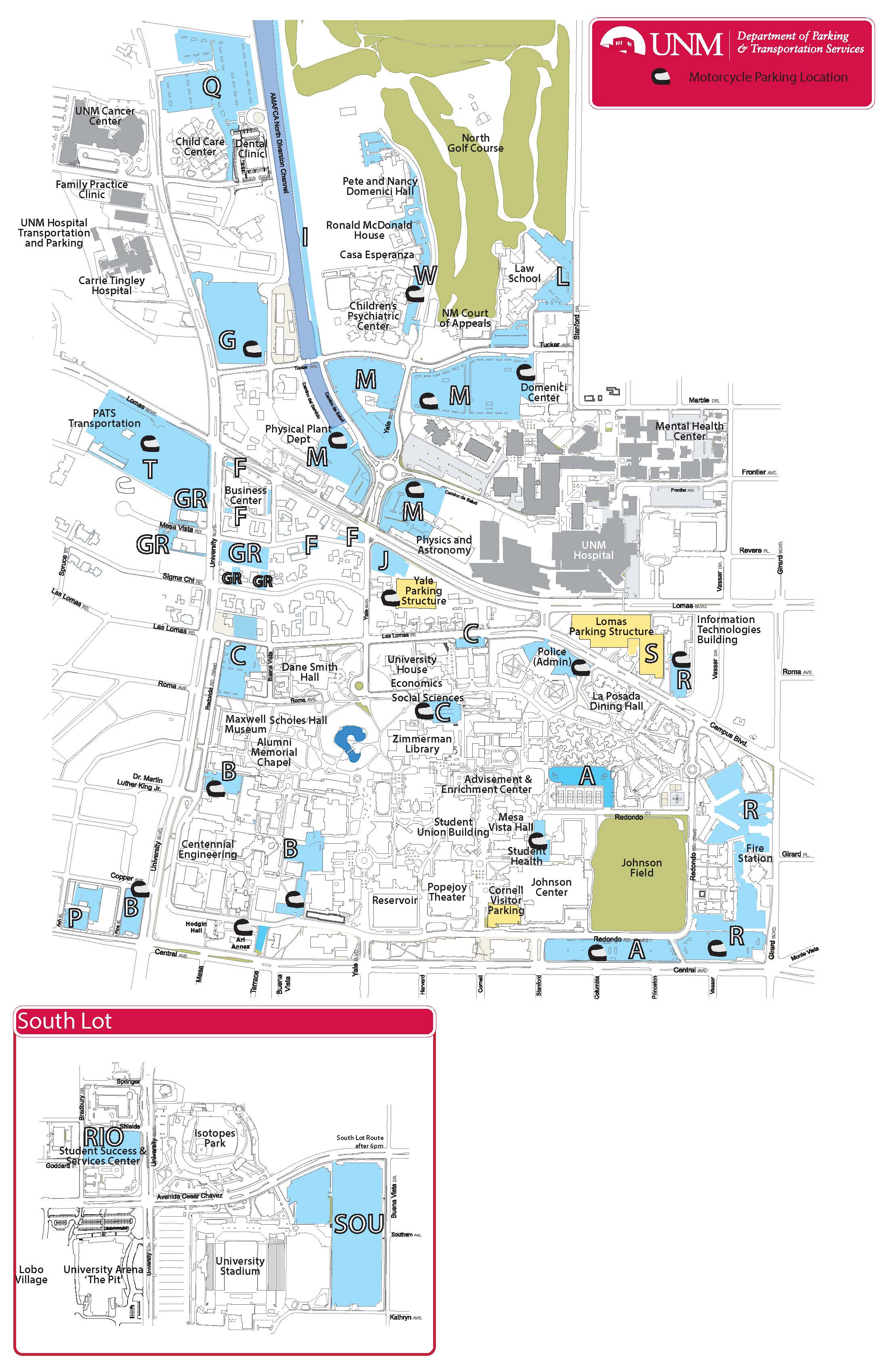 Nmsu Campus Parking Map