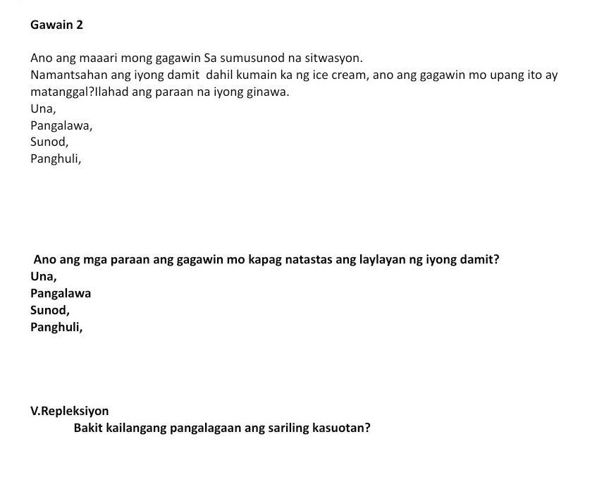 apat na paraan ng pananahi ng napunit na damit - Brainly.ph