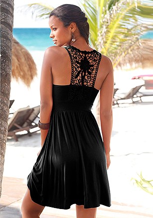 Crochet Back Dress product image (X29023-BK_00)