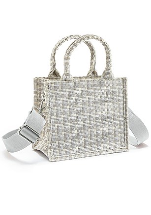 Woven Pattern Mini Handbag product image (X63143.BE.1)